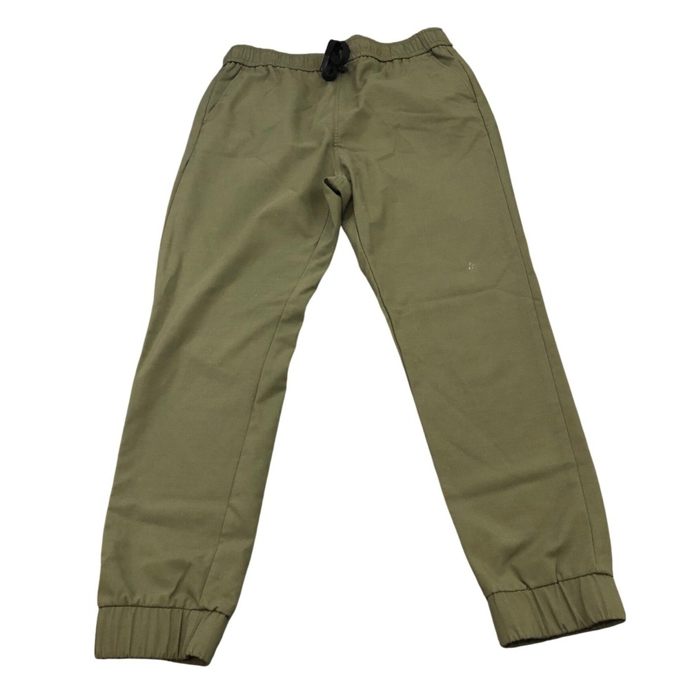 Baubax Twill Jogger‎ Mens Large Olive Green Merino Wool Bamboo Travel Pants